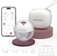Momcozy m5 smart – handsfree borstkolf – 1 stuk – elektrisch – stil compact – met borstschild inserts - wit rood
