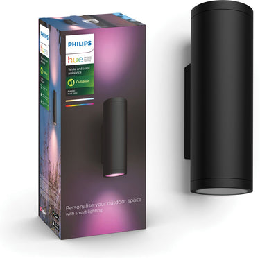 Philips hue appear muurlamp - wit en gekleurd licht - zwart
