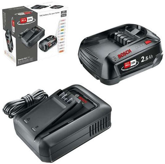 Bosch gereedschap - set van 4,4a lader en 1x accu 2,5 ah li-ion 1600a031t4