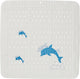 Sealskin montreal - antislipmat 55x55 cm - pvc - wit blauw