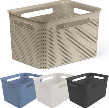 Rotho brisen opbergmand 36x26,2x21,1 cm 16l wit