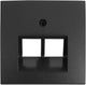 Berker s1 centraalplaat - telefoon data - 2 x 8-polig - antraciet