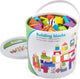 New classic toys ® houten bouwblokken - blokken 100 stuks - fantasie - fsc