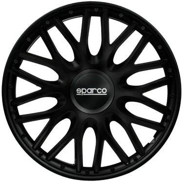 Sparco wieldoppen roma 16 inch zwart - 4 stuks