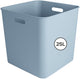 Sunware sigma home cube box 25l - 31.8x31.8x31.1 cm - blauw