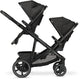 Deryan evy v2 duo kinderwagen - uitbreidbaar - extra zitje - zwart