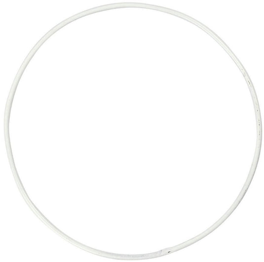 Creativ company metalen draadring wit - 10cm