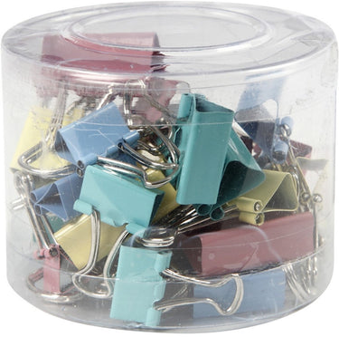 Creativ company https: www.cchobby.nl foldback-clips-b-15-19-25-mm-pastelkleuren-30-div-1-doos