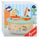 Small foot - houten muziekdoos papegaai en olifant