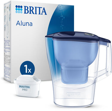 Brita - waterfilterkan aluna zwart + 1 maxtra pro filterpatroon