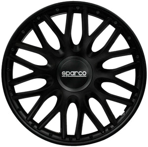 Sparco wieldoppen roma 14 inch zwart - 4 stuks
