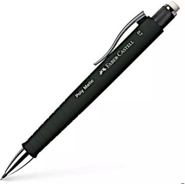 Faber-castell vulpotlood 96084000 poly matic 0,7 mm zwart