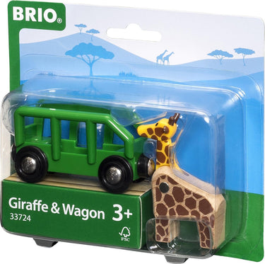 Brio wagon met giraffe - 33724