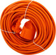Exin verlengsnoer - 20 meter - 2 x 1mm² - niet geaard - oranje