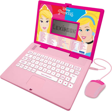 Lexibook disney princess tweetalige educatieve laptop - 124 activiteiten (duits engels)