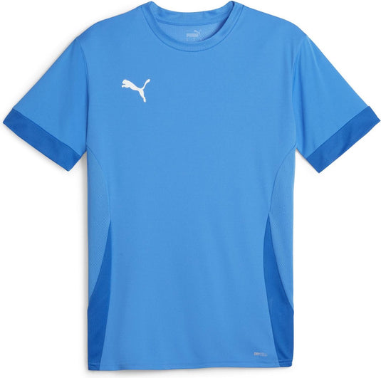 Puma teamgoal matchday jersey jr unisex sportshirt - electric blue lemonade- white- team royal