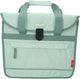 Dyto enkele fietstas - mint groen - waterafstotend nylon - handig voorvak - afmeting: 34x32x13cm - inhoud 14 liter