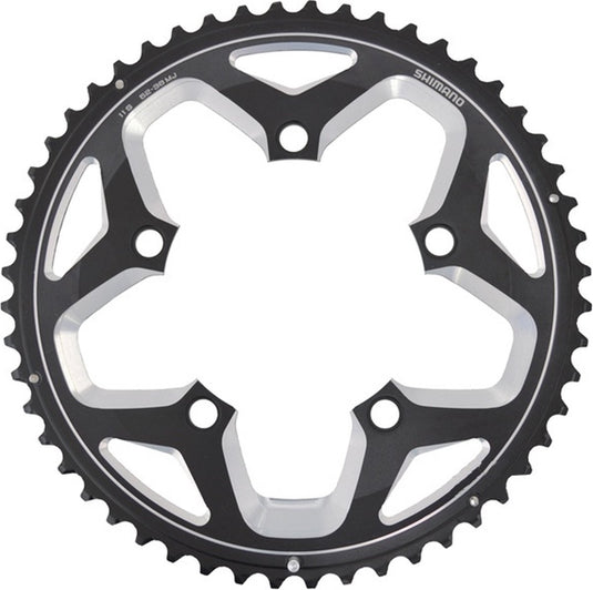 Shimano blad race 52t 11v 110mm voor 52-36t zwart y1pr98060