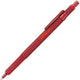 Rotring 600-balpen | medium punt | zwarte inkt | rood behuizing | navulbaar