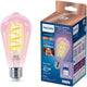 Philips smart lighting - edison filament - slimme led-verlichting - gekleurd en wit licht - e27 - transparant - 40w - wi-fi