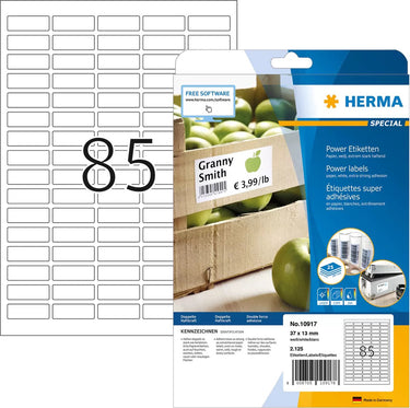 Herma 10917 printeretiket wit zelfklevend printerlabel