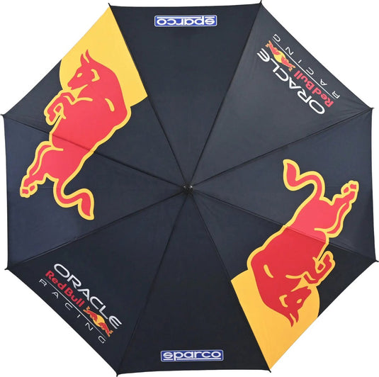 Sparco red bull racing red bull racing paraplu - zwart — marineblauw — maat onesize