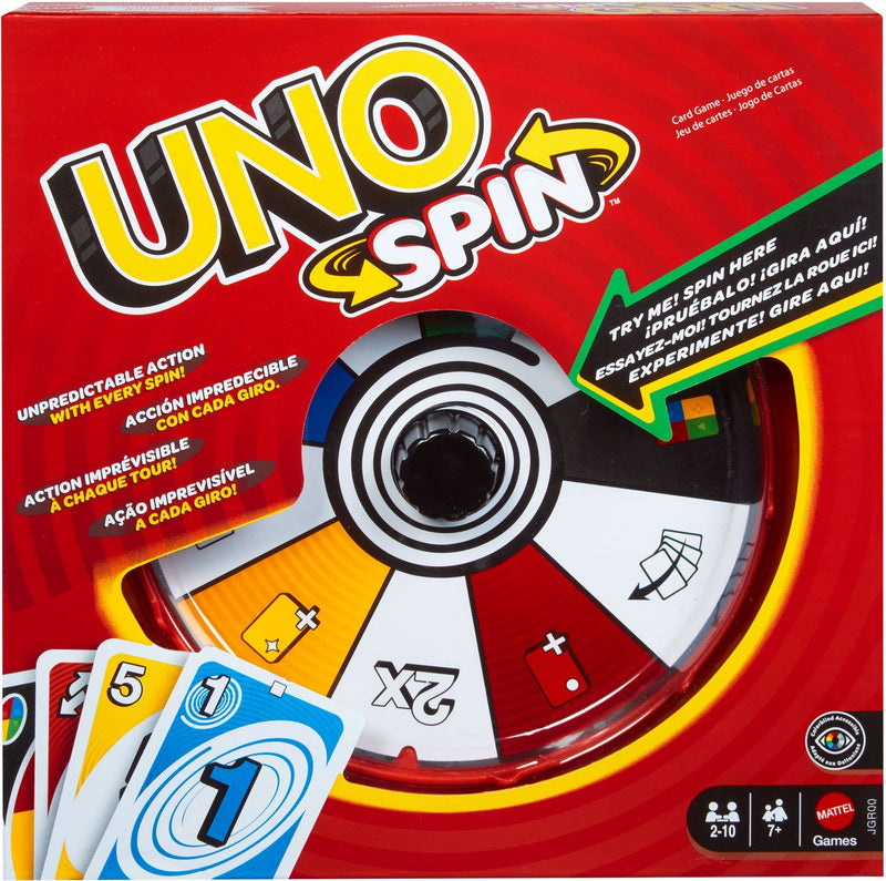 Load image into Gallery viewer, Mattel games uno spin kaartspel
