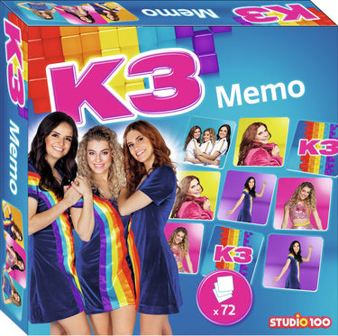 K3 memo - met 72 memokaarten