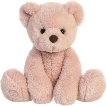 Aurora pluche teddybeer - eco nation - roze - 28 cm - bosdieren thema