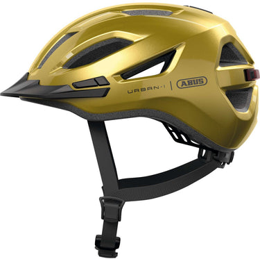 Abus fietshelm urban-i 4.0 honey yellow l - 57-61 cm - geel - geschikt voor gebruik op elektrische fietsen - stadsfietsen - 290 g