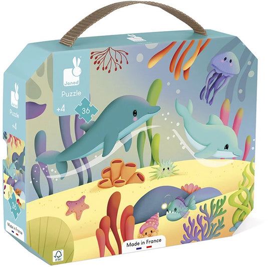 Janod - puzzel - zeedieren