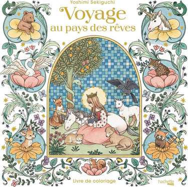 Hachette heroes voyage au pays des reves live de coloriage - yoshimi sekiguchi - - kleurboek voor volwassenen