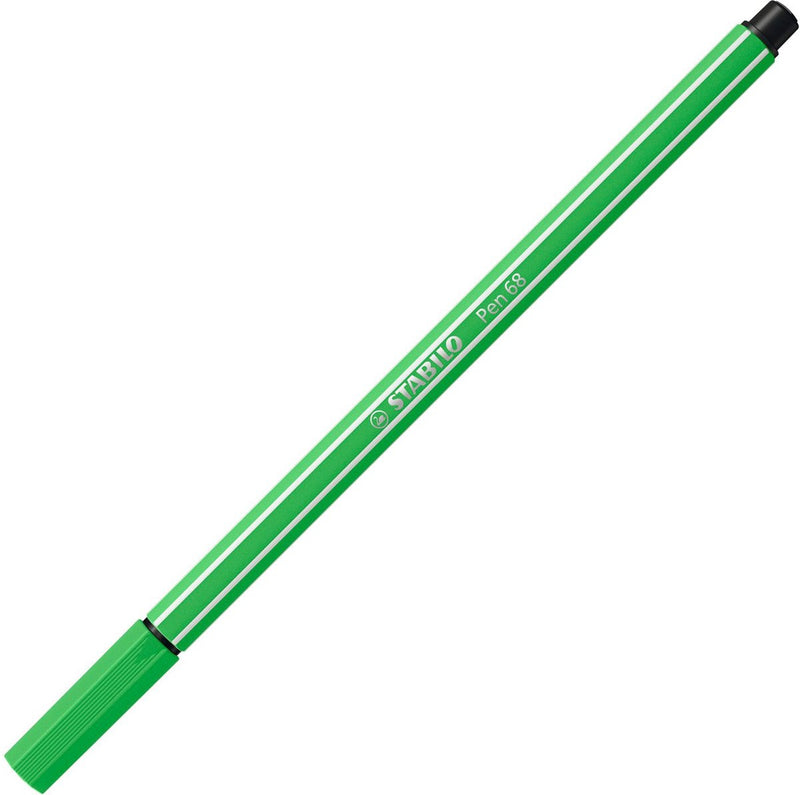 Load image into Gallery viewer, Stabilo pen 68 - viltstift - bladgroen (68 43)
