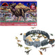 Mattel jurassic world island visitor adventskalender - 24 dagen vol verrassingen - 19 mini-dinosaurussen