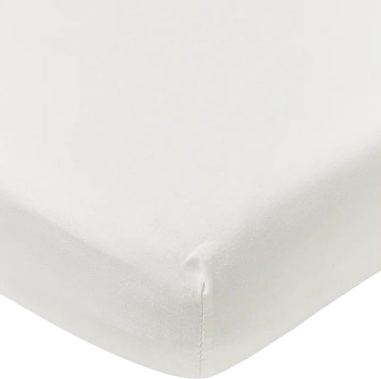 Meyco baby uni hoeslaken wieg - white - 40x80cm