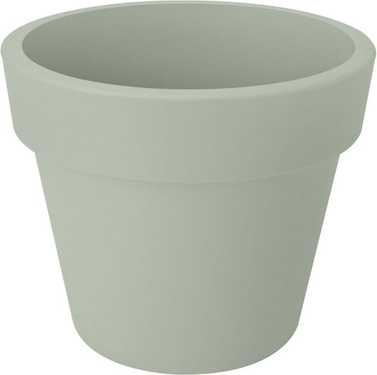 Elho green basics top planter 47 - bloempot voor buiten - ø 47.0 x h 40.0 cm - steengroen
