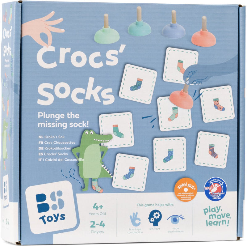 Load image into Gallery viewer, Bs toys kroko's sok memo - kinderspel
