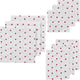 Meyco baby sweet heart starterset - 9-pack - hydrofiel - red