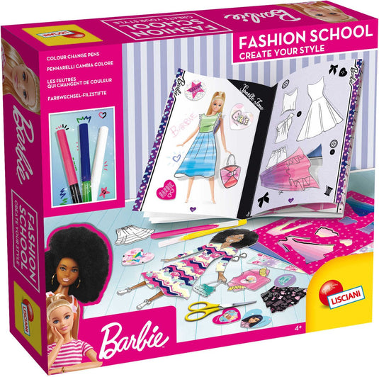 Lisciani barbie fashion school - create your style