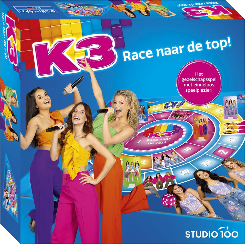 Load image into Gallery viewer, K3 race naar de top bordspel
