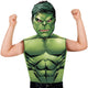 Rubies france hulk t-shirt en masker voor kinderen - verkleedkleding