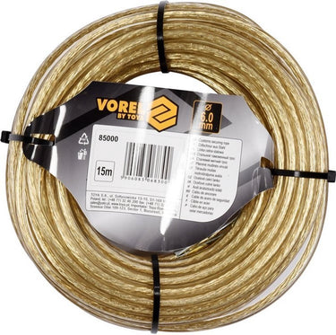 Vorel - staaldraad - 6mm - 15m