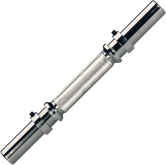 Tunturi halterstang - met inbussluiters - 36cm - 30mm diameter - incl. gratis fitness app