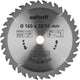 Wolfcraft - cirkelzaagblad 160x16mm 160x20mm - 20 tanden hm - snelle, grove sneden - 6733000
