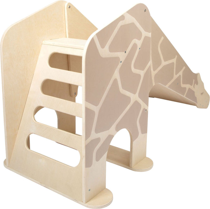 Afbeelding laden in galerijviewer, Small foot - houten indoor glijbaan giraffe wildlife
