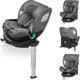 Lionelo braam - i-size autostoeltje 4in1 - 40-150cm - 0-36kg - 360° draaibaar autostoel - rwf tot 105cm (18kg) - driseat luchtcirculatie - isofix + steunpoot - groep 0-1-2-3 - sideprotect zijbescherming - afstelbare hoofdsteun - 14 verstelniveaus
