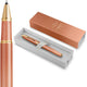 Parker im writing rituals rollerbalpen | verfrissend oranje afwerking met kleurverloop en gouden details | fijne penpunt | zwarte inkt | geschenkverpakking