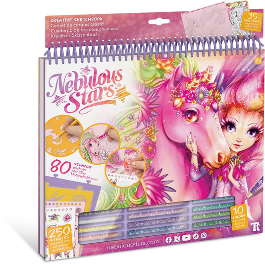 Nebulous stars - creatief schtesboek - tekenen en kleuren