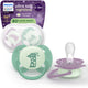 Philips avent ultra soft nighttime - 6 tot 18 maanden - glow-in-the-dark fopspeen - scf094 04