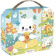 Janod - puzzel - 4 pure puzzels in koffer - 6, 9, 12 en 16 stukjes